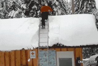 Как се чисти сняг