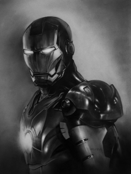 Рисунка на Iron Man
