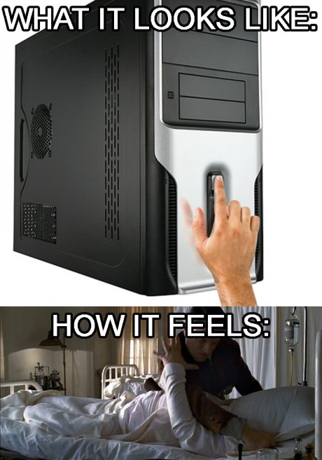 Когато забие и трябва да рестартираш