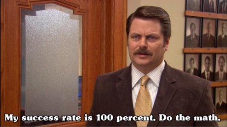 Ron Swanson с добър коефициент