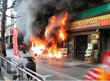 Пожар в KFC, когато го видиш!