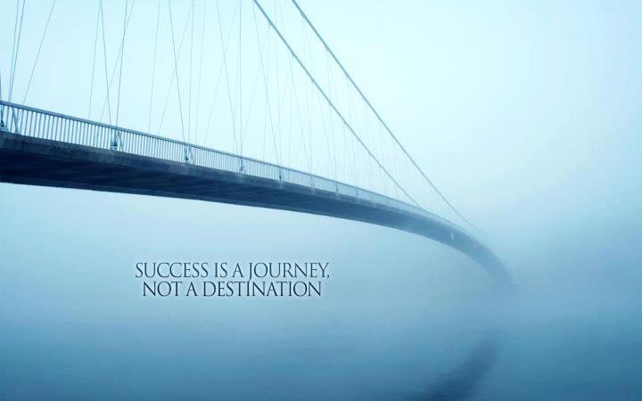 Успехът е пътешествие, а не дестинация