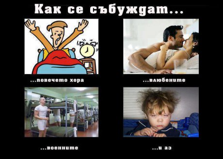 Как се събуждам сутрин