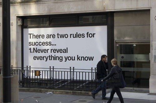 2 правила за успеха...