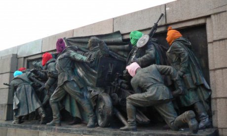 Протест в подкрепа на руската група Pussy Riot