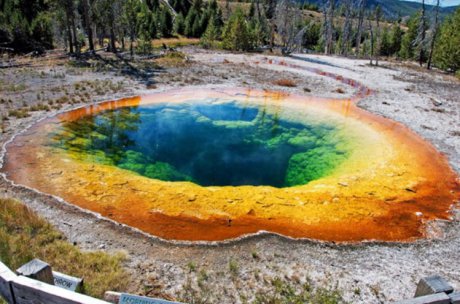 Morning Glory Pool Монтана