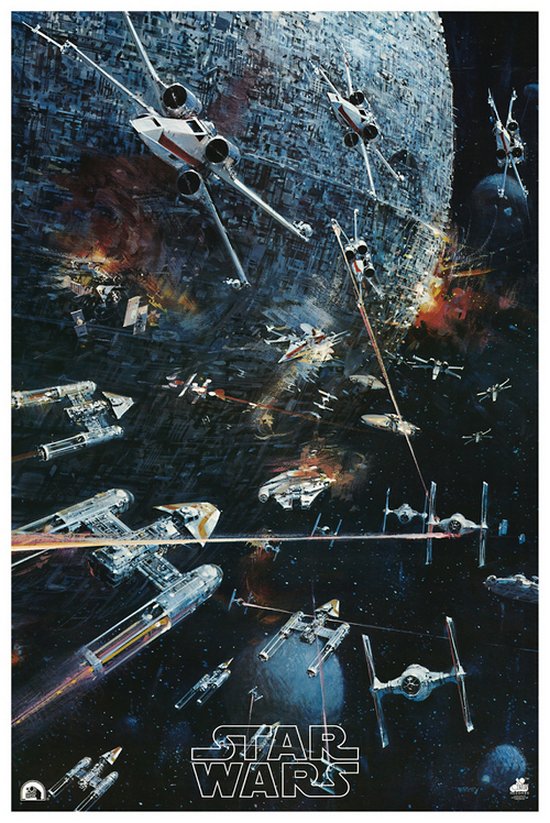 Ретро постер за Star Wars