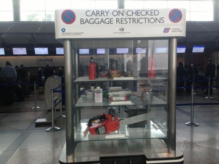 Забранено за ръчен багаж