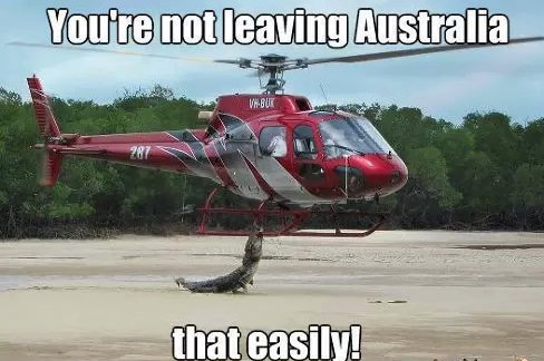 Междувременно в Австралия!