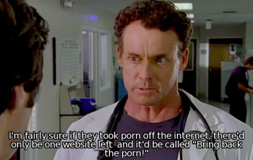 Доктор Кокс по темата ако махнат порното от интернет!