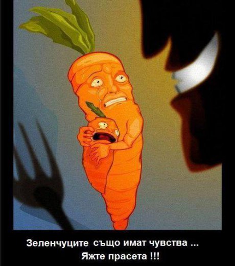 За вегетарианците