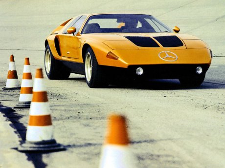500hp twin turbo Mercedes-Benz C111 concept