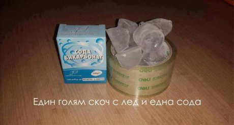 Голям скоч с лед моля