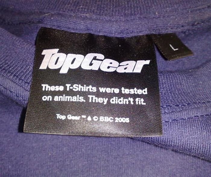 Тези тениски са тествани на животни